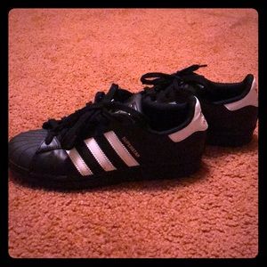 Gently worn sneakers